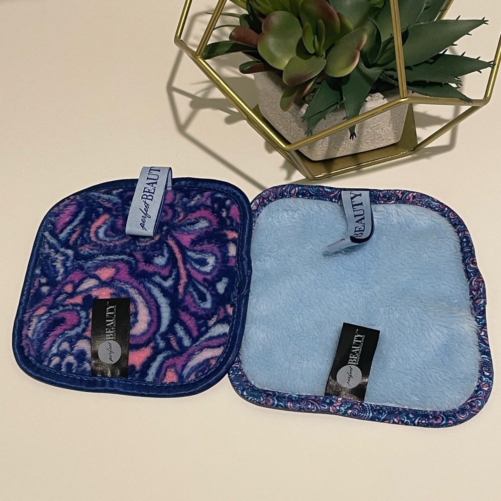 NWOT Two Microfiber MakeUp Removing Cloths